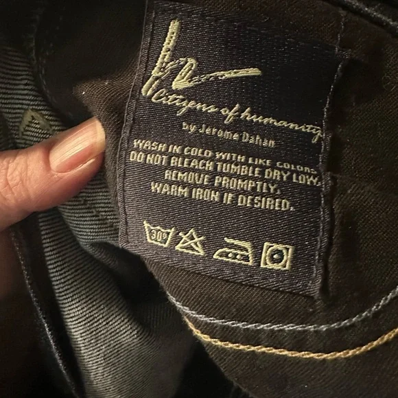 (9)Citizens of humanity •kelly#063•stretch•Low waist cropped•size 26•EUC - Picture 10 of 13